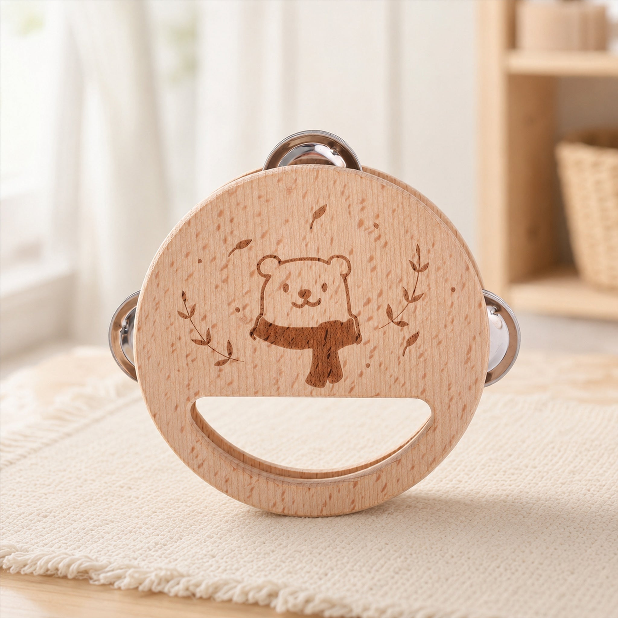 Little Bear Wooden Music Set – Toddler Percussion Instruments