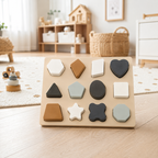 Soft Silicone Shape Stacker – Baby Geometric Sorting Puzzle
