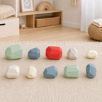 Wooden Balancing Stones – Rainbow Stacking Rocks, 10–36 pcs