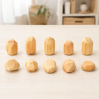 Wooden Balancing Stones – Rainbow Stacking Rocks, 10–36 pcs