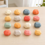 Wooden Balancing Stones – Rainbow Stacking Rocks, 10–36 pcs