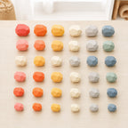Wooden Balancing Stones – Rainbow Stacking Rocks, 10–36 pcs