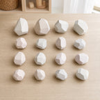 Wooden Balancing Stones – Rainbow Stacking Rocks, 10–36 pcs