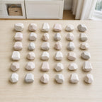 Wooden Balancing Stones – Rainbow Stacking Rocks, 10–36 pcs